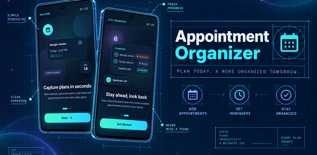 Appointment Organizer promotional banner